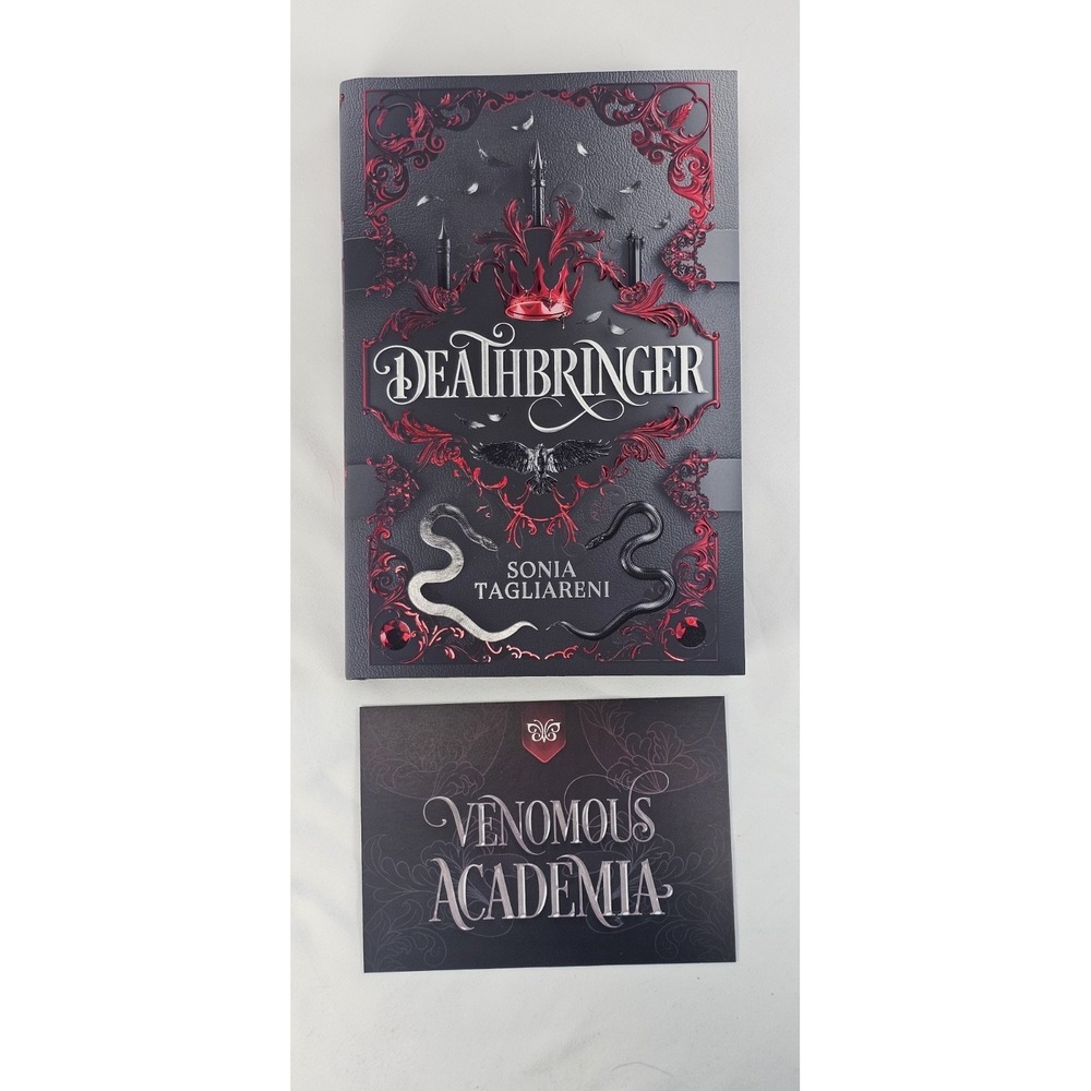 FairyLoot Deathbringer Sonia Tagliareni‎ Exclusive Edition Signed Letter HC Book